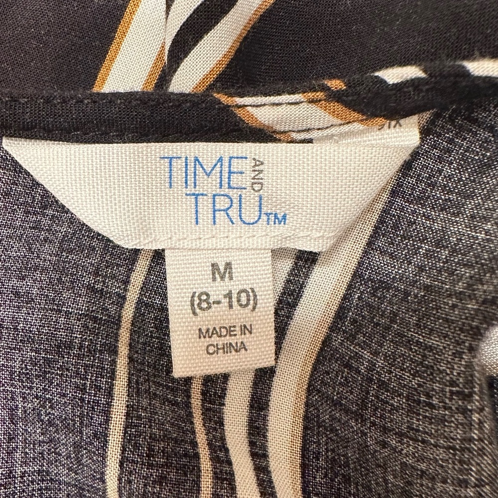 Time and Tru Striped Jumpsuit - Picture 4 of 14